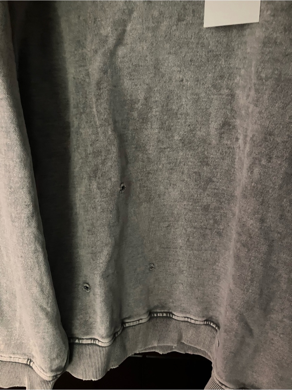 NWT Free People X Falling Forward - Snow Washed Destroyed Crewneck - Picture 5 of 6